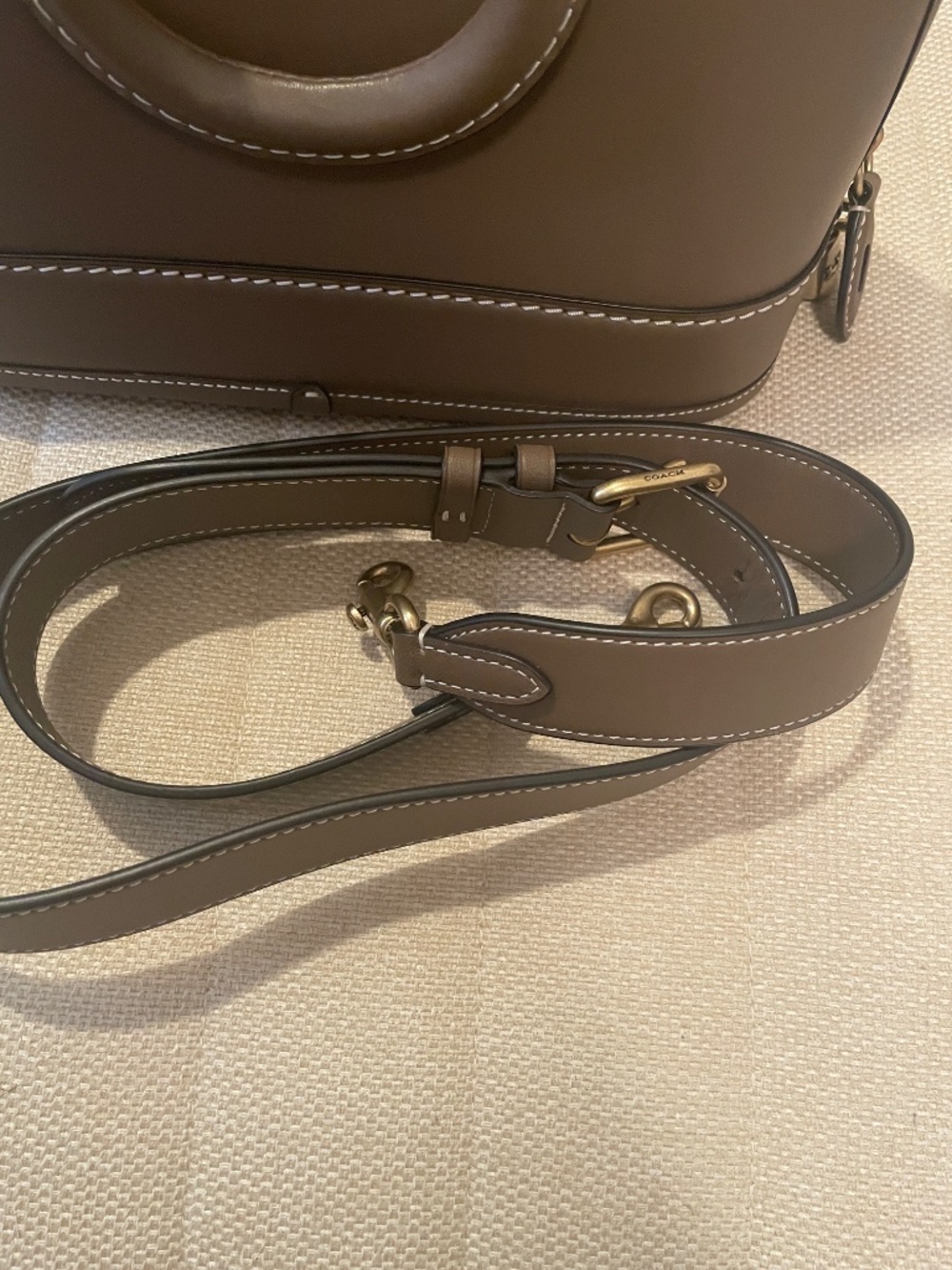 Coach Revel in Stone Leather NWT - Picture 10 of 13